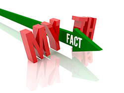 Image contrasting myths and facts about neurofeedback